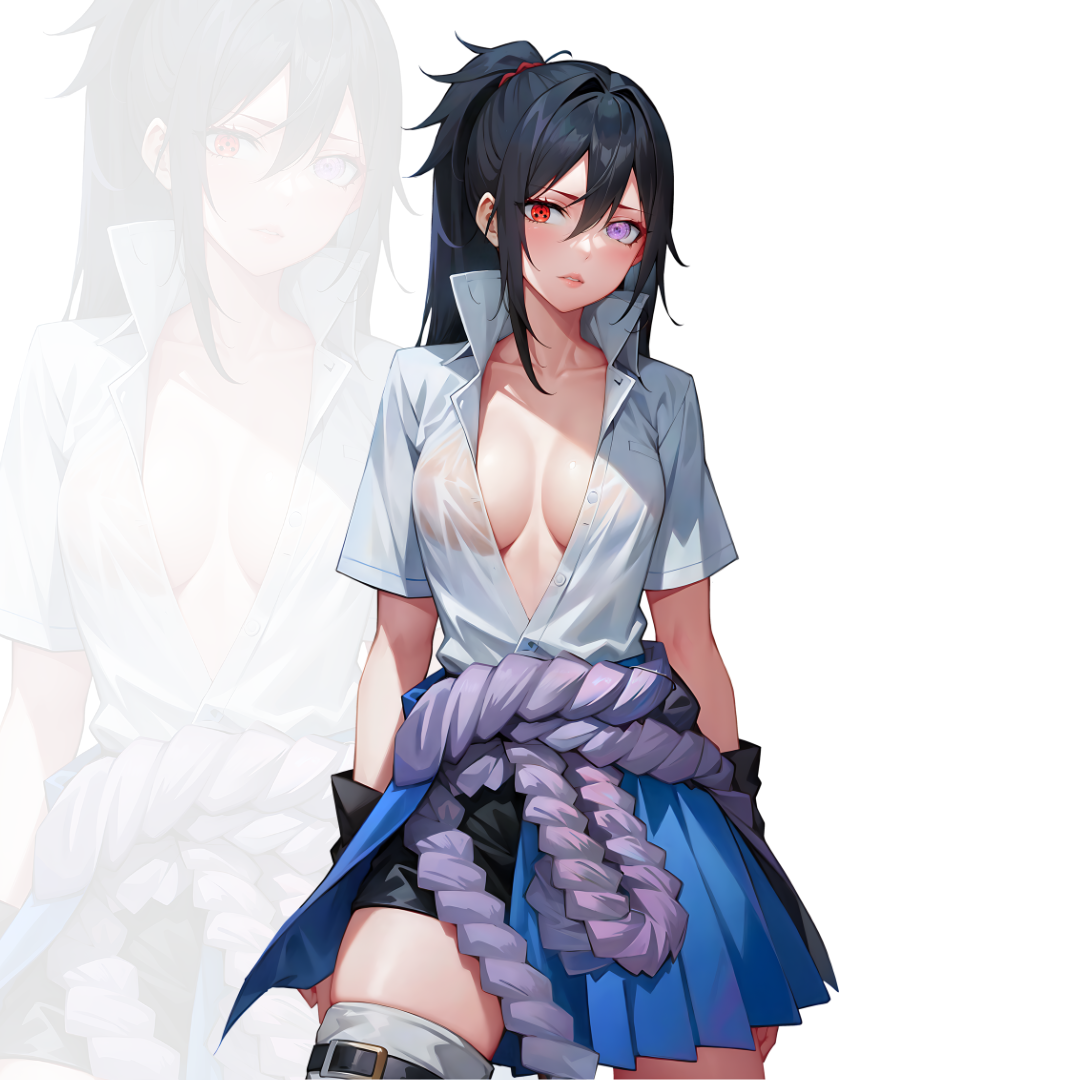 Mr. Waifu Sasuke Vinyl Sticker