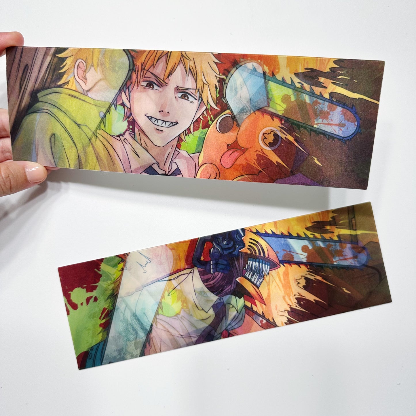 Chainsaw Slap Motion Sticker