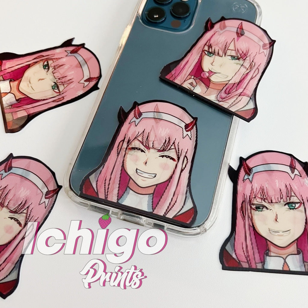 Devil Girl Motion Sticker Mini