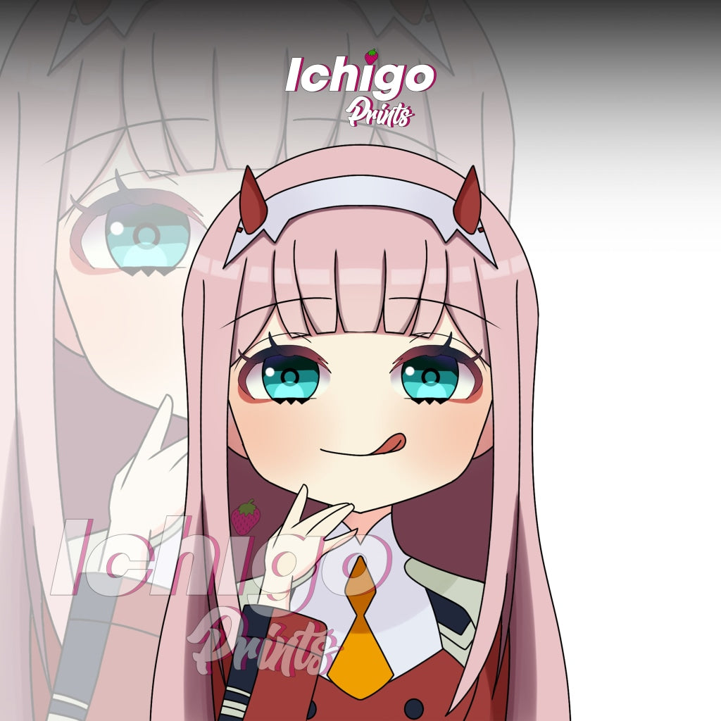 Zero Two Vinyl Sticker