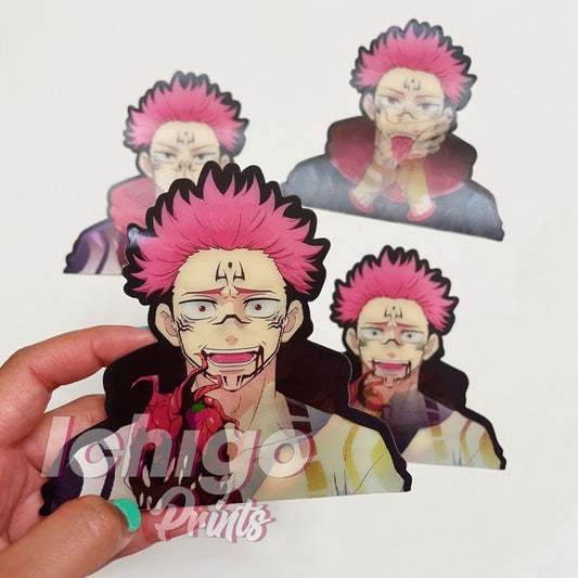 Cursed King Motion Sticker