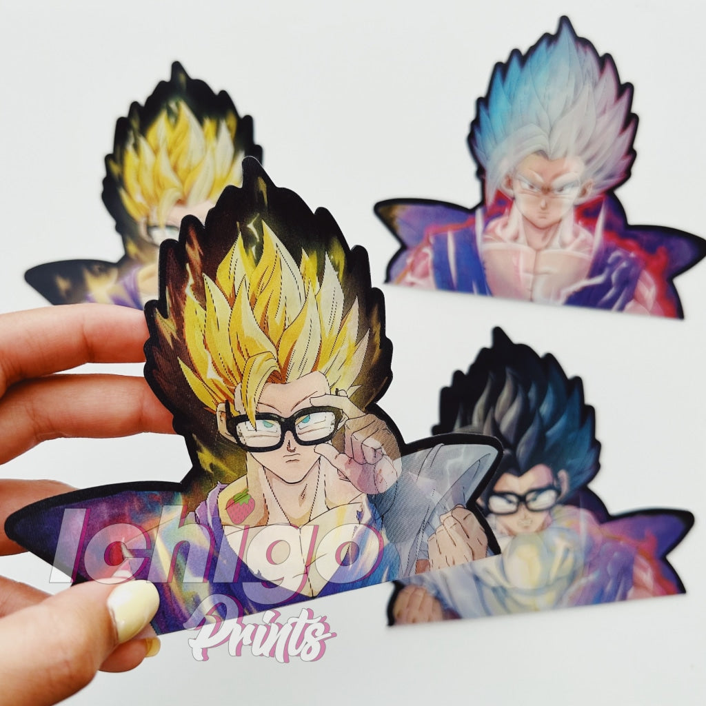 Goku / Gohan Dragon Ball Z Sticker Anime Sticker Holographic DBZ